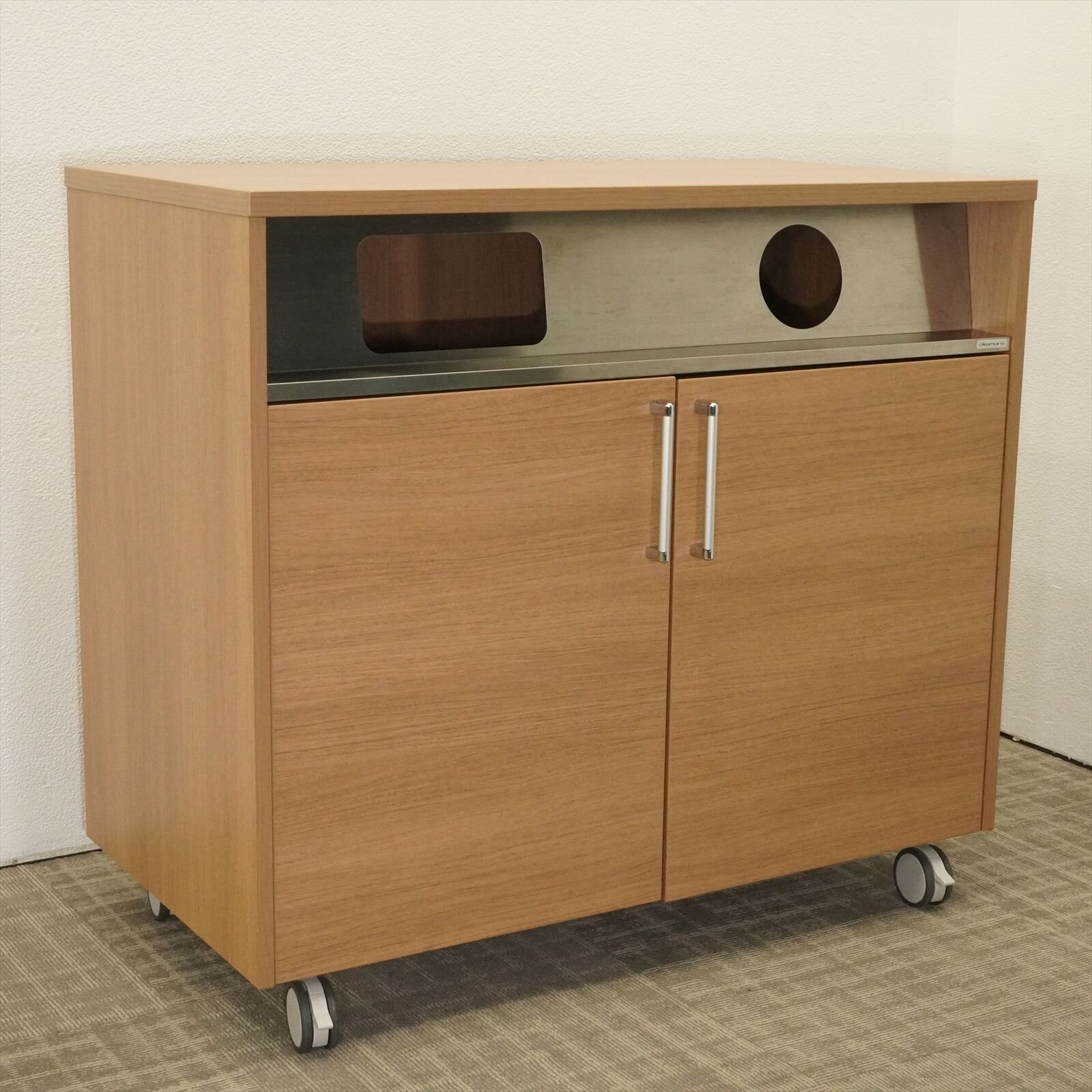 オカムラ アルトカフェ トラッシュユニット W1000 D520 H900