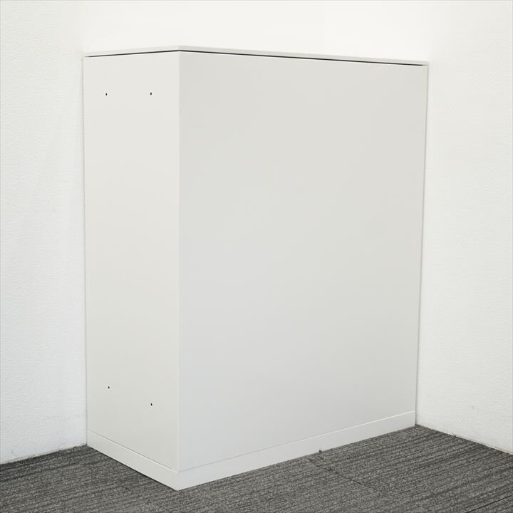 オカムラ レクトライン ３枚引戸書庫 天板付 W900 D450 H1115 特価品