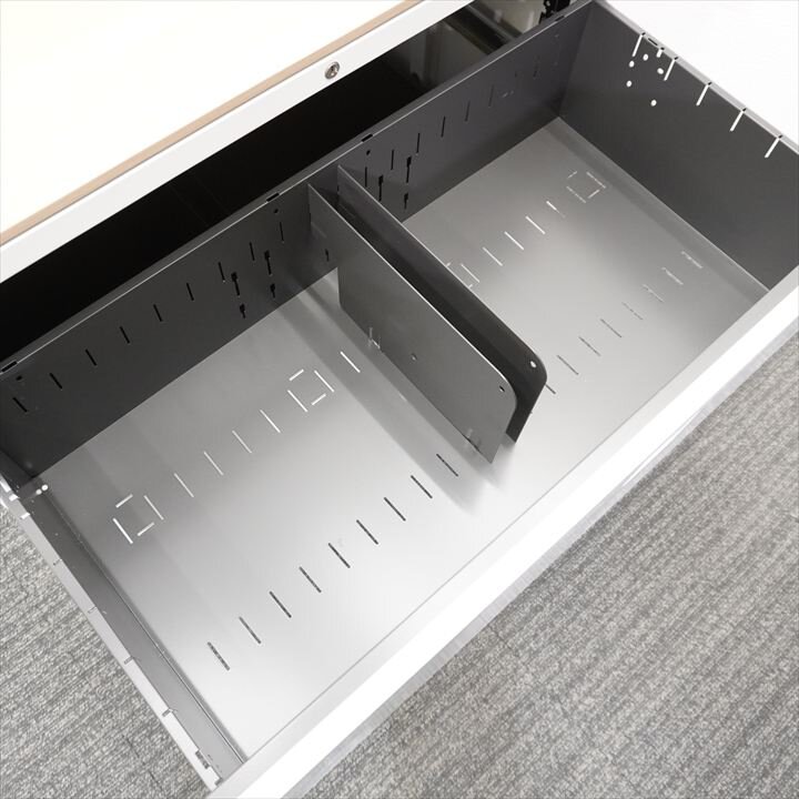 オカムラ レクトライン 2段ラテラル書庫 天板付 H775 ZA75色 特価品