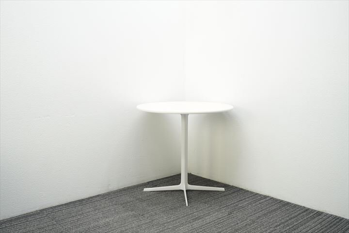 アルペール フレッド ラウンドテーブル Φ800 H740 ホワイト
