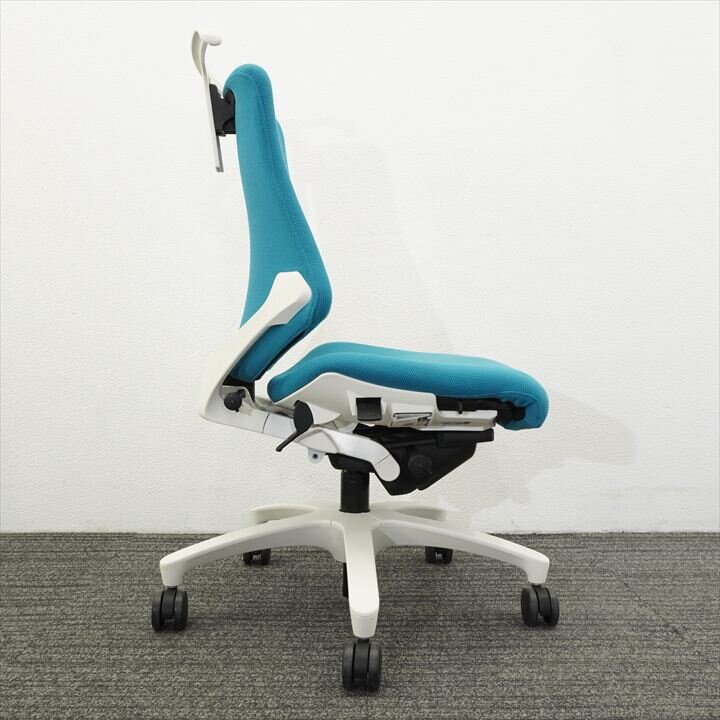 イトーキ エフ ハンガー付 ストロングブルー ホワイトシェル