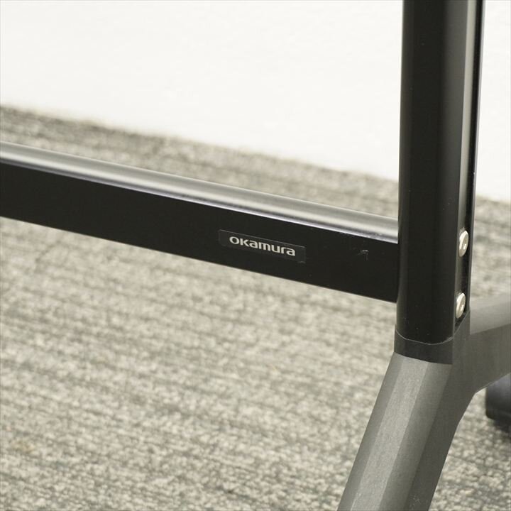 【2021年製】オカムラ L970 門型コートハンガー 20人用 W1222 D500 H1600 ブラック