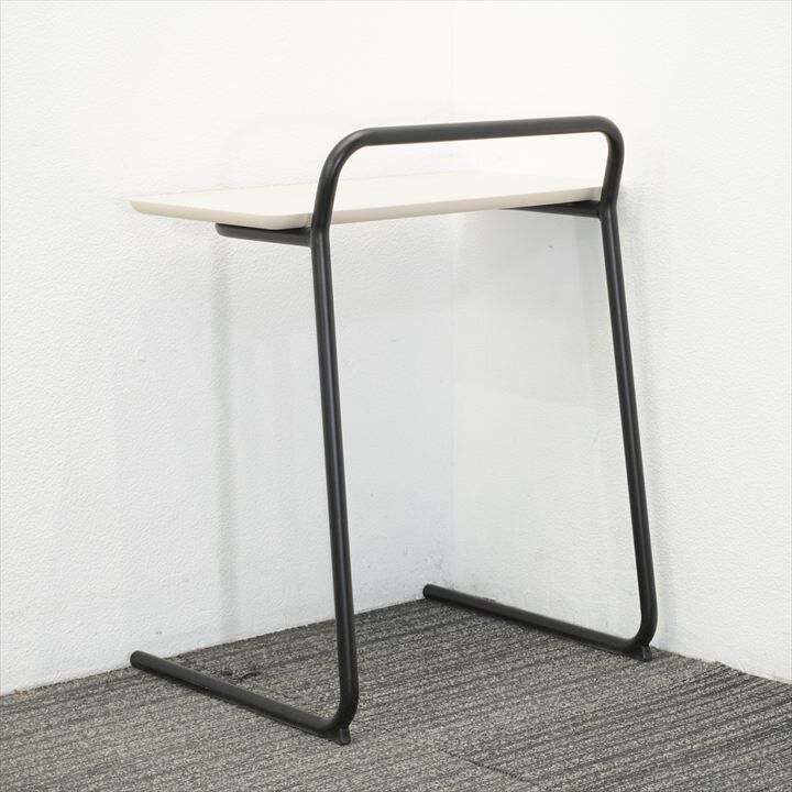 オカムラ シェリル パーソナルテーブル ブラック脚 プライズウッドライト W600 D440 H704