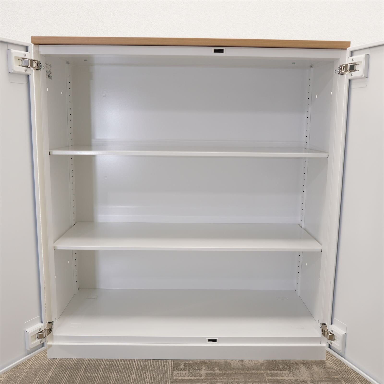 コクヨ エディア 両開き書庫 天板付 W900 D400 H985