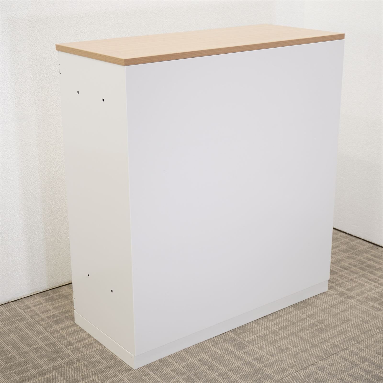 コクヨ エディア 両開き書庫 天板付 W900 D400 H985