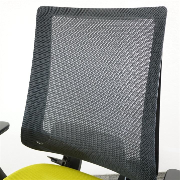 コクヨ デュオラ 固定肘 ハイバック グリーン ランバー付