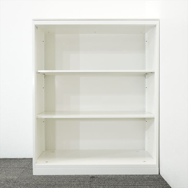 オカムラ レクトライン オープン書庫 天板付 W900 D450 H1115