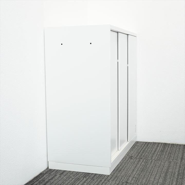 コクヨ エディア ３枚引戸書庫  W900 D450 H965 特価品