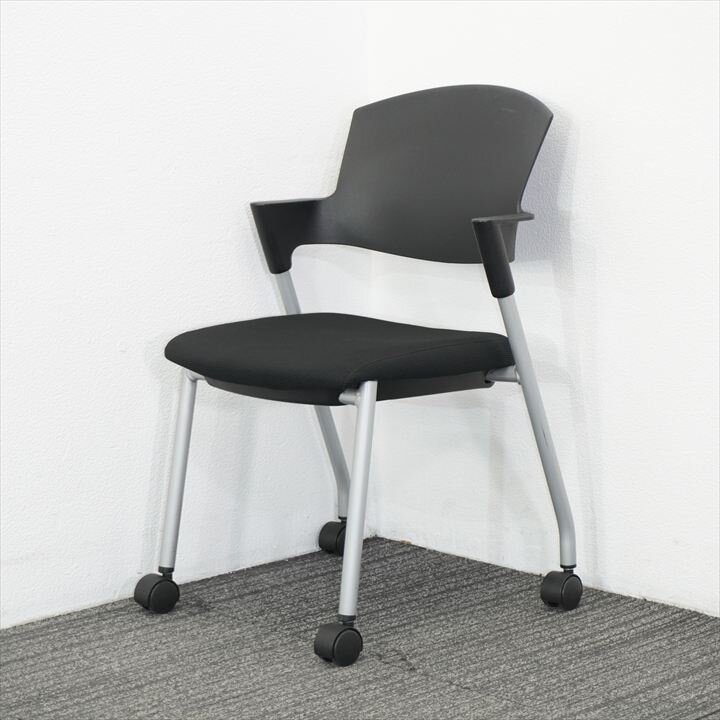 コクヨ プロッティ ミーティングチェアー ブラック