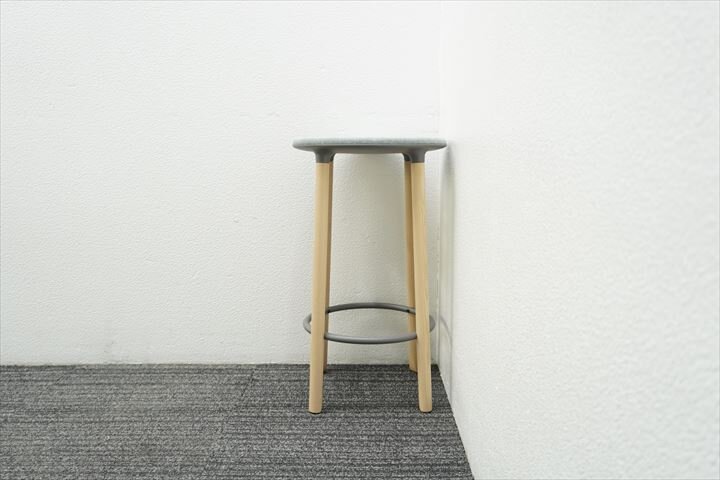 オフェクト ムーブオン スツール Φ370 H600 グレー