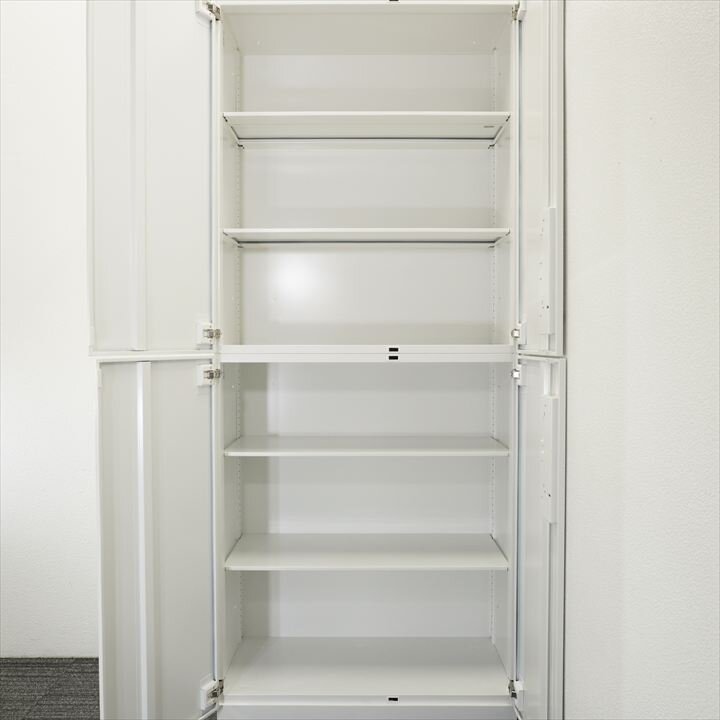 コクヨ エディア 両開き2段書庫 H2160 ホワイト