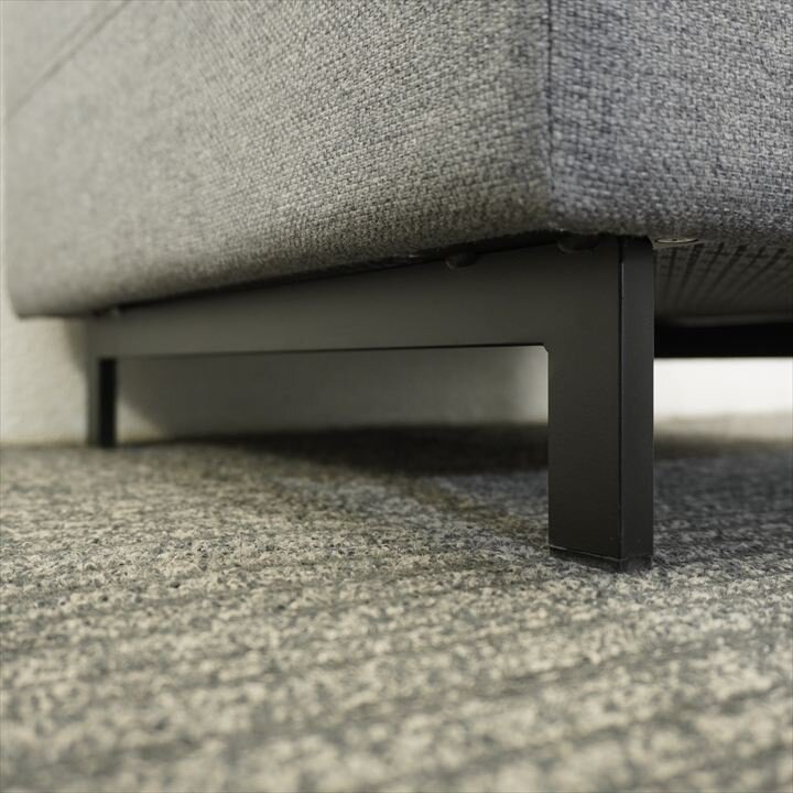 オリバー スツール グレー W600 D600 H400