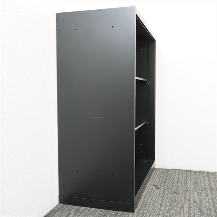 オカムラ レクトライン オープン書庫 H1100 ブラック