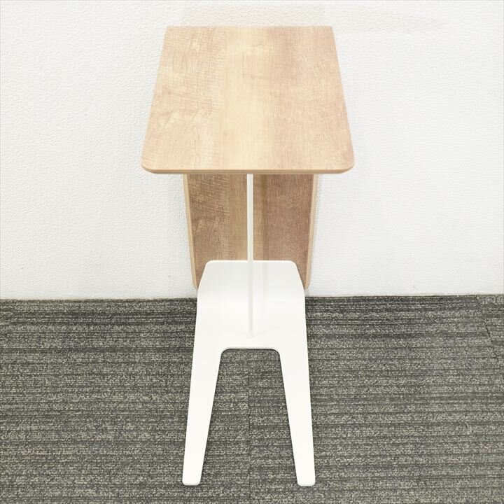 【2021年製】オカムラ アルトピアッツァ サイドテーブル W450 D250 H670 ソーンオーク