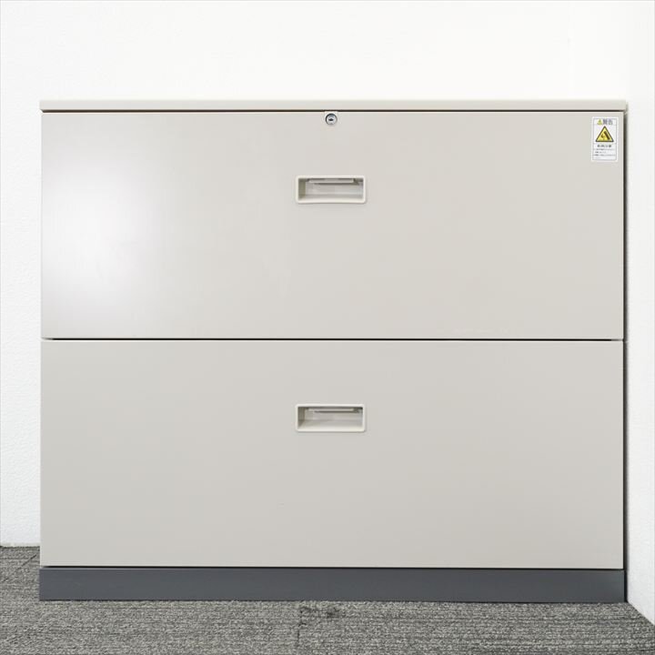 コクヨ ＢＷＮ ２段ラテラル書庫 天板付 H770