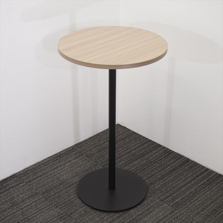 イトーキ RA ハイテーブル 丸型 Φ600 H1000 アッシュドオークM