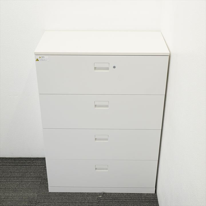 イトーキ エス 4段ラテラル書庫 天板付 H1270 W9色