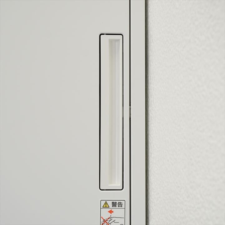コクヨ エディア 3枚引戸2段書庫 W800 D450 H2160 ホワイト