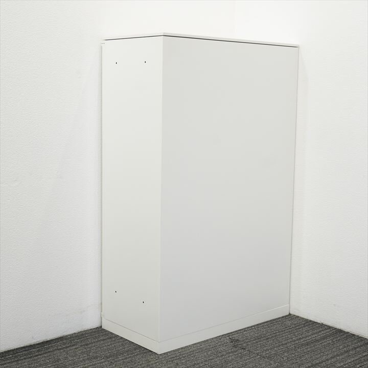 オカムラ レクトライン 両開き書庫 天板付 W800 D400 H1265 ZA75色