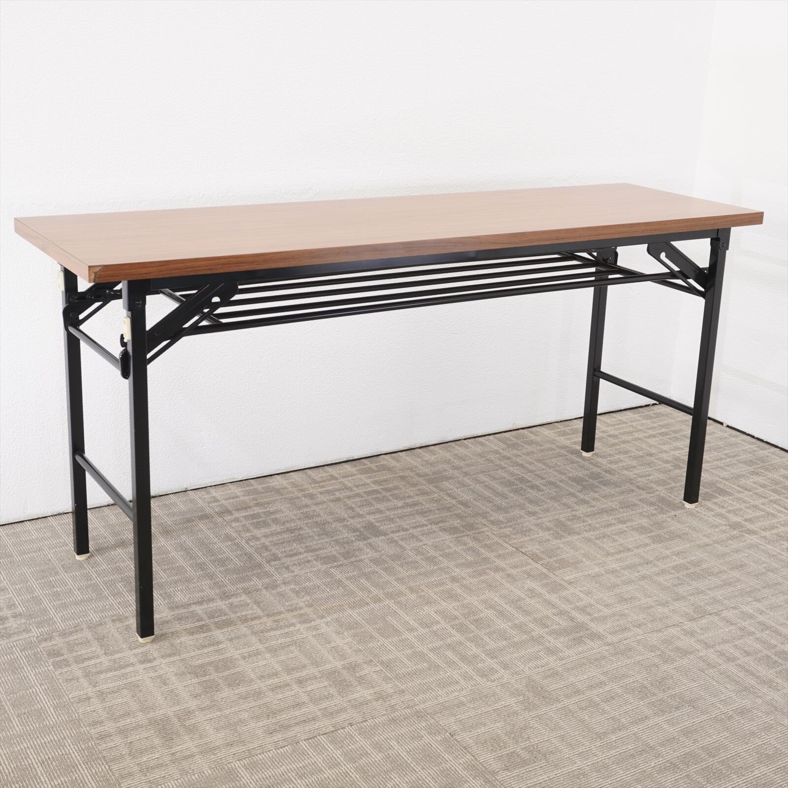 プラス YT 折りたたみテーブル 1545 H700 ファインチーク