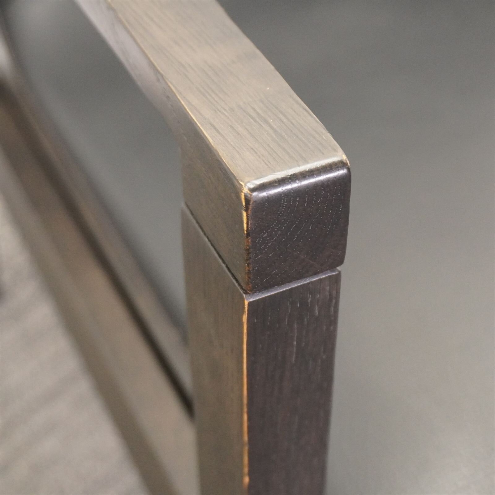 カリモク テーブル×1台 チェア(ブラック色)×2脚 3点セット