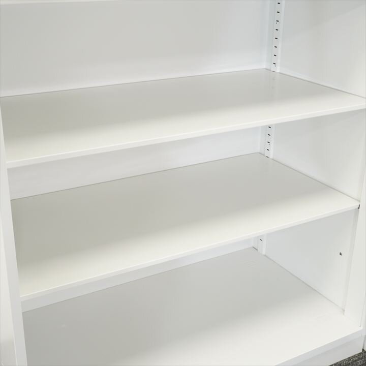 コクヨ エディア オープン2段書庫 W900 D500 H2160 ホワイト