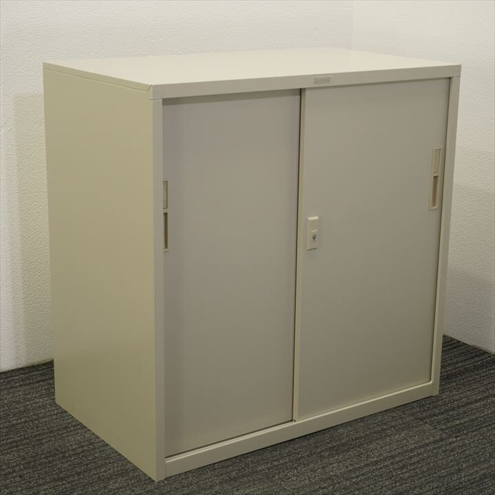 ライオン スチール扉引戸書庫 W880D515H880