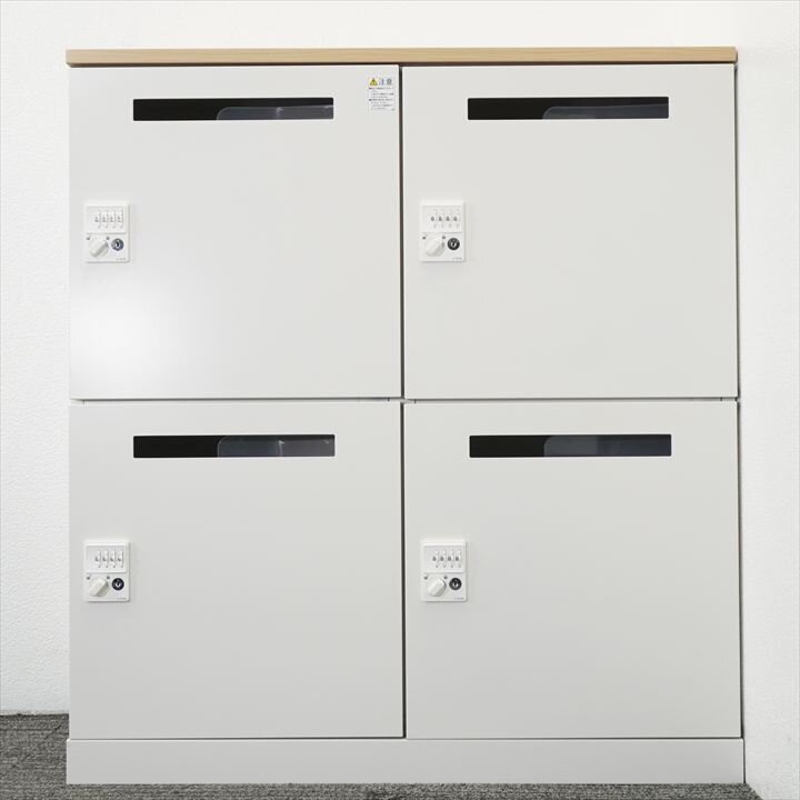 イトーキ サフィ ダイヤル式 4人用モバイルロッカー 0945 H985