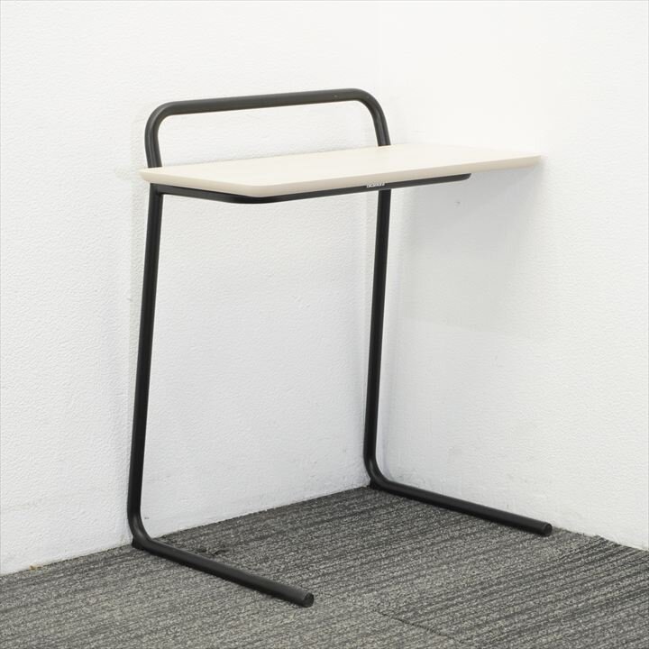 オカムラ シェリル パーソナルテーブル ブラック脚 プライズウッドライト W600 D440 H704