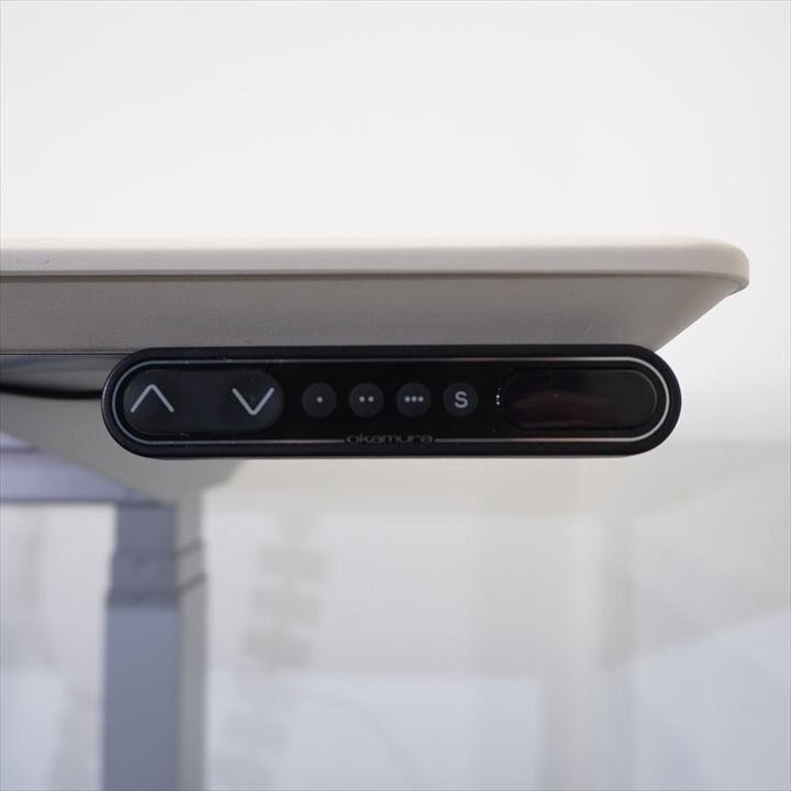 オカムラ スイフト 昇降ミーティングテーブル W2100 D1100 H700-1250