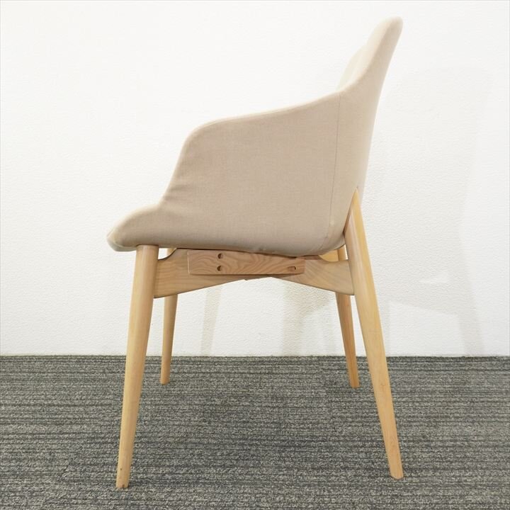 相合家具 ケイク２ ミーティングチェアー ベージュ