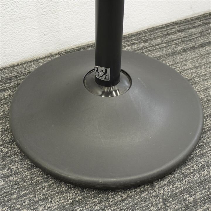 オカムラ ピルエット スイング脚スツール Φ350 H565-815 イエロー