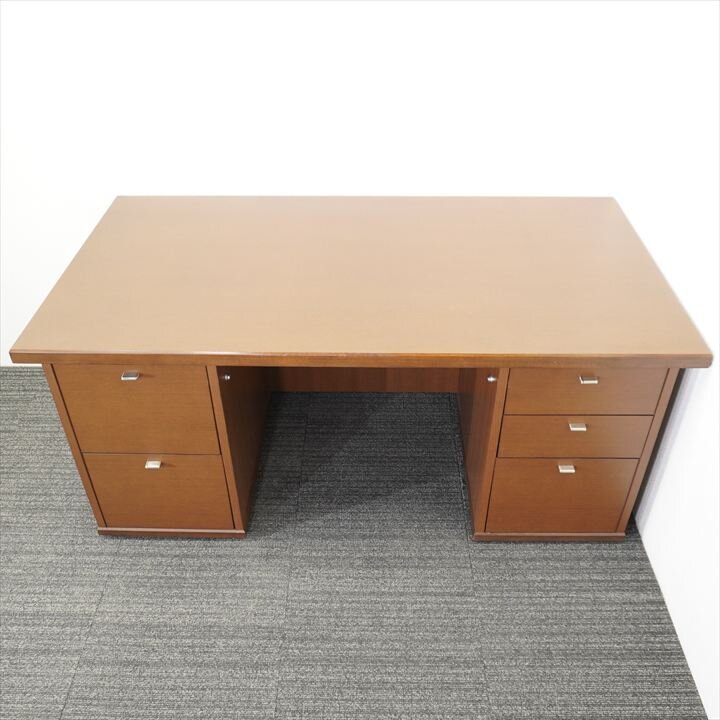 コクヨ マネージメント７０シリーズ 木製両袖机 W1600