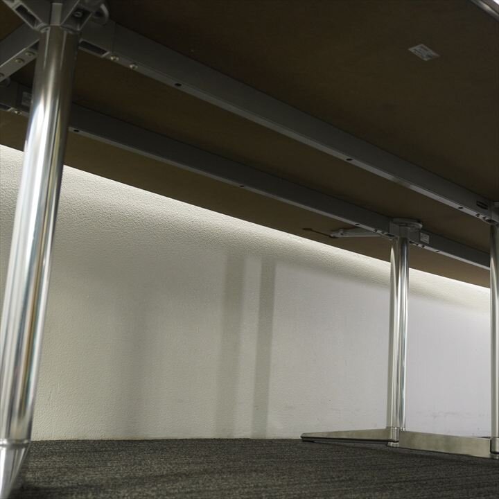 オカムラ ラティオⅡ 舟形ミーティングテーブル W3600 D1400-1200 H720