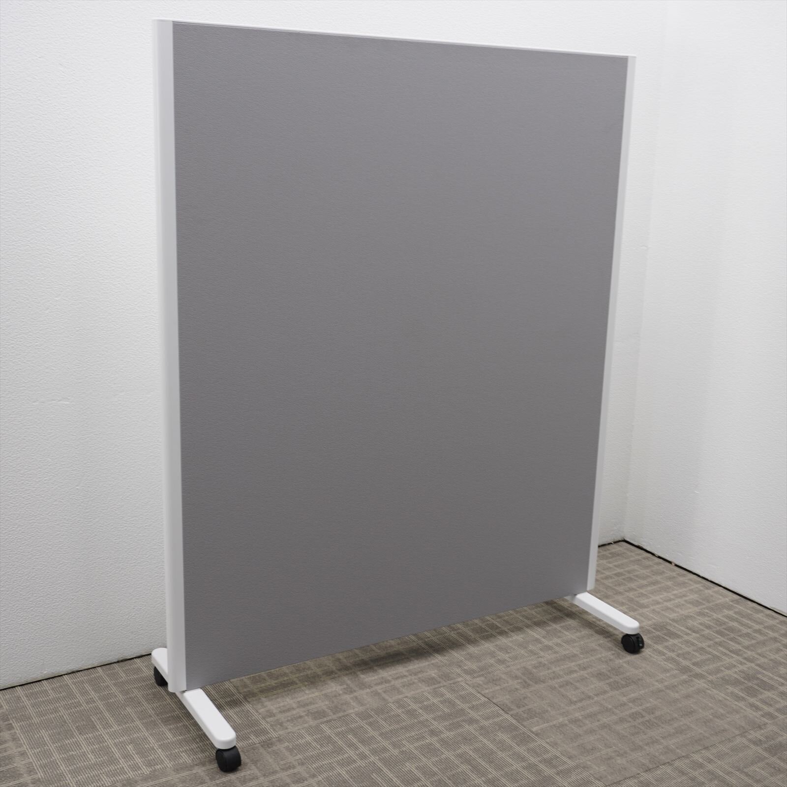 コクヨ パーティション 片面ホワイトボード キャスター付 W1230 H1500 (2)