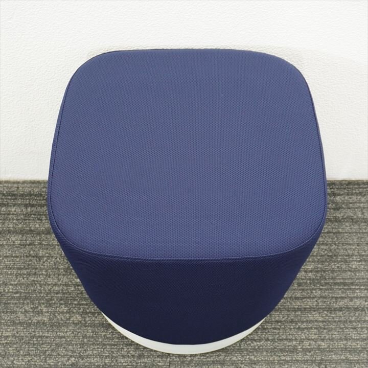 オカムラ メロウ スツール 四角形 インディゴ