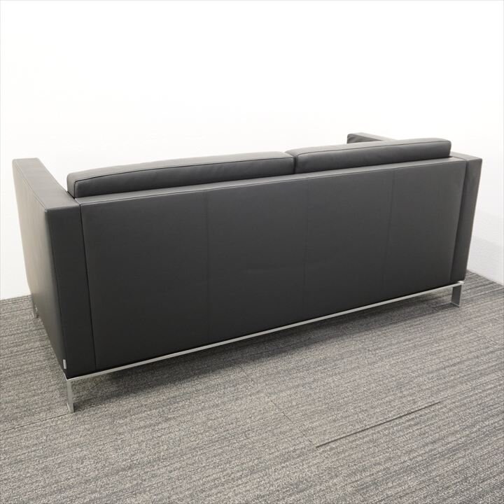 Walter Knoll ウォルター・ノル フォスター503 ソファ 2.5シーター 革張り ブラック