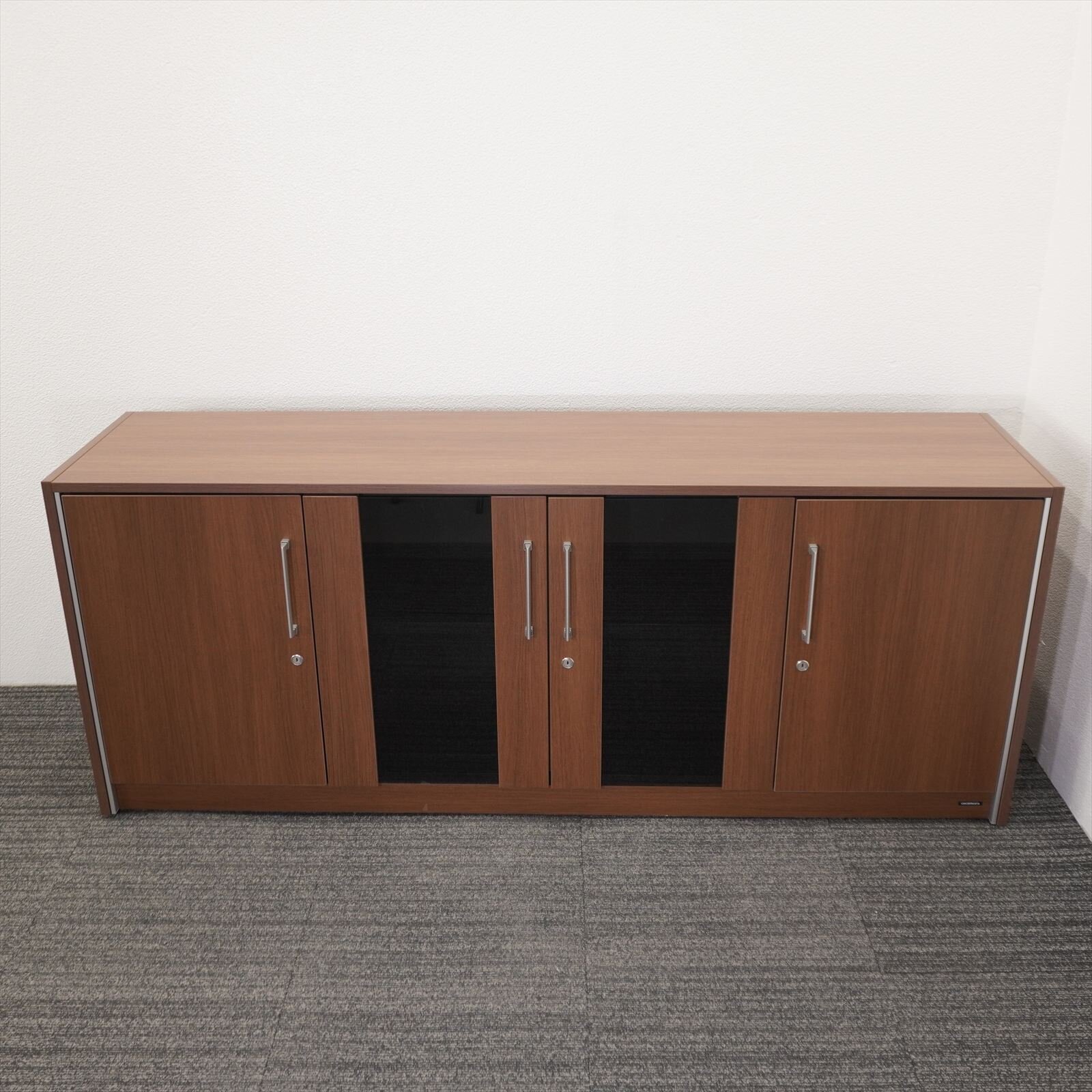 オカムラ EX-F300 木製サイドボード W1840 D450 H725