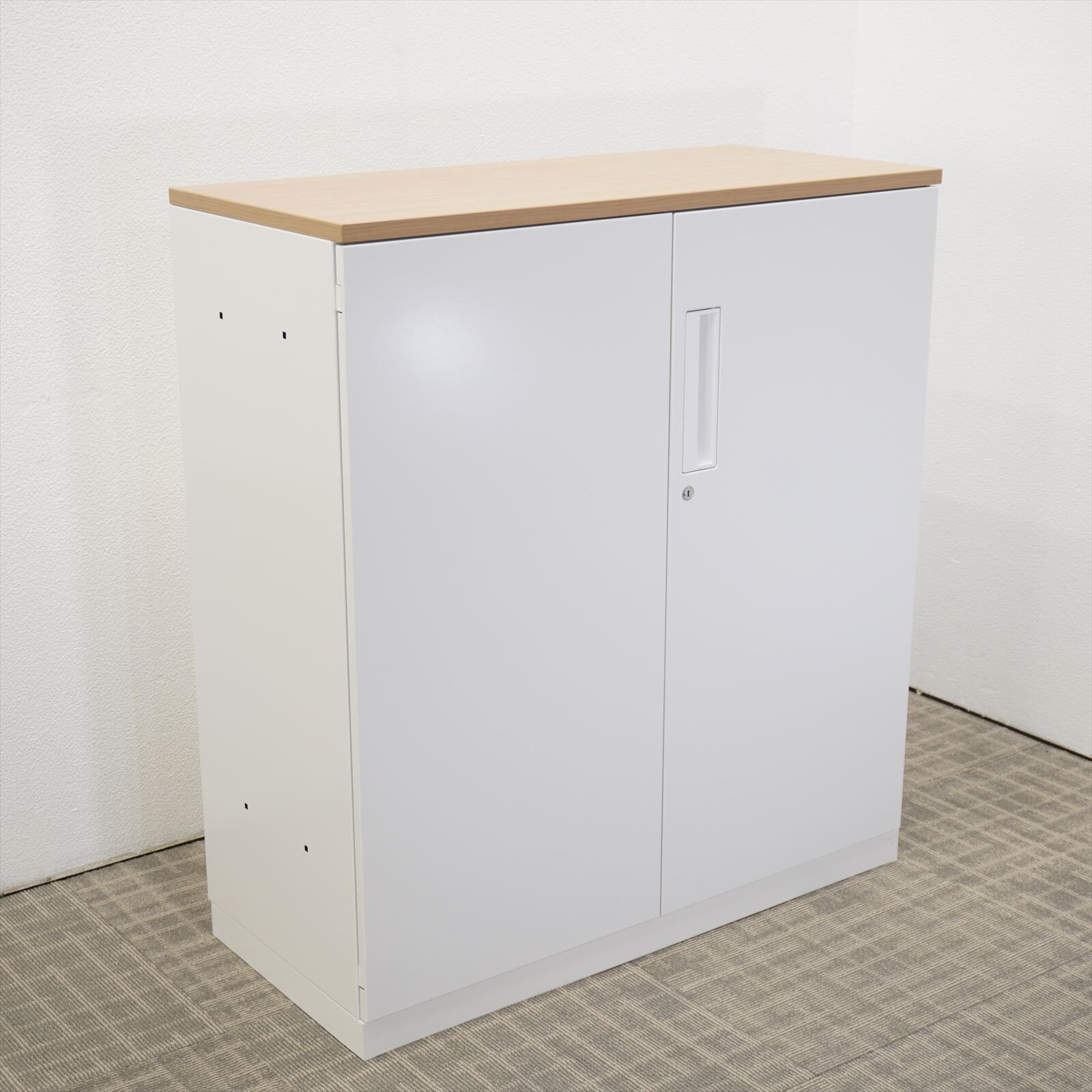 コクヨ エディア 両開き書庫 天板付 W900 D400 H985