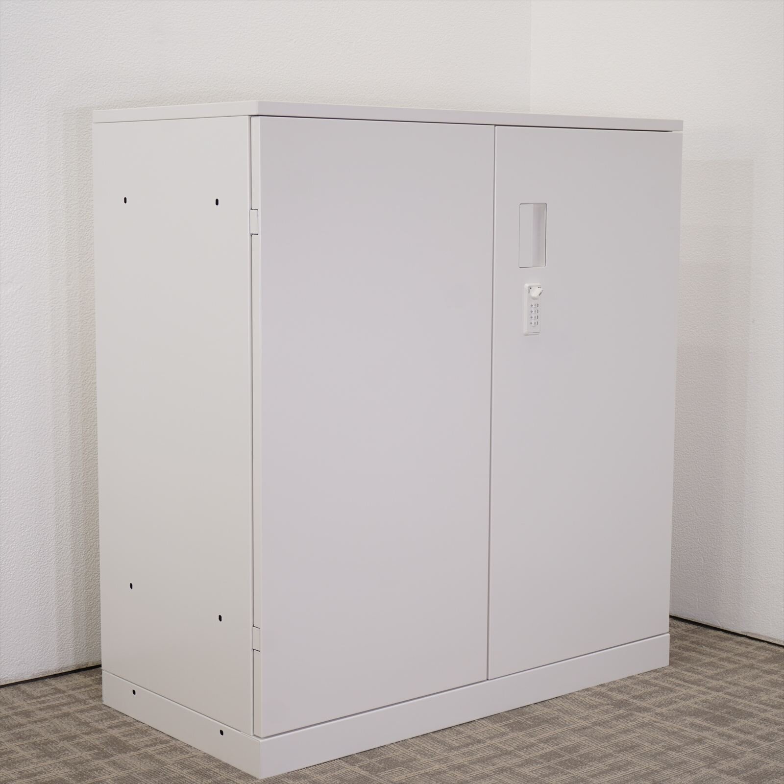 コクヨ エディア ダイヤル式両開き書庫 H1110 ホワイト