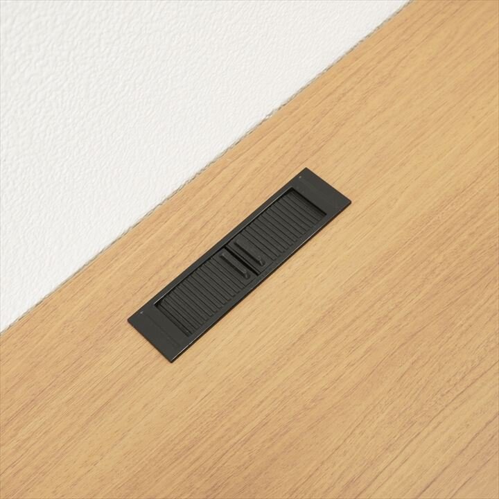 オカムラ インターアクトNT フラップテーブル 1560 幕板付 木目