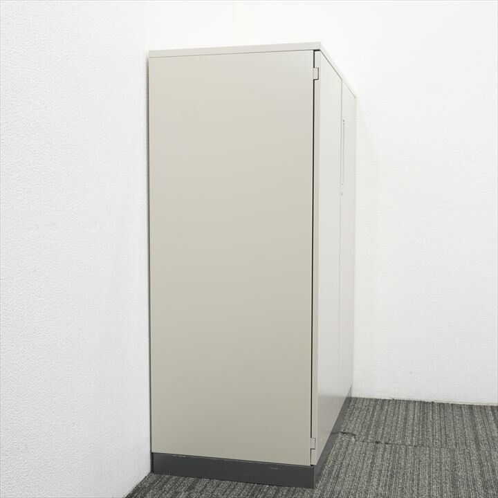 コクヨ エディア 扉付き書類整理庫 3列11段 深型トレー 天板付 H1130 ナチュラルグレー(F1色)