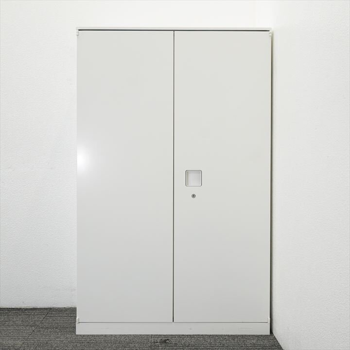 オカムラ レクトライン 両開き書庫 天板付 W800 D400 H1265 ZA75色