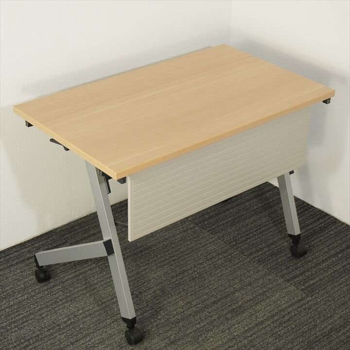 ウチダ プラッテ フラップテーブル W1000 D600 H720 木目