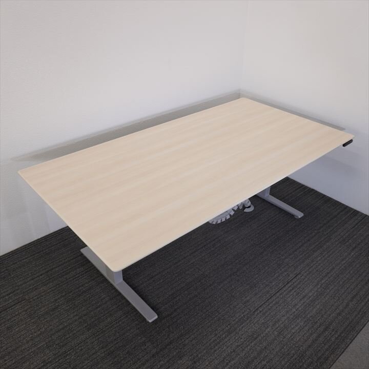 オカムラ スイフト 昇降ミーティングテーブル W2100 D1100 H700-1250