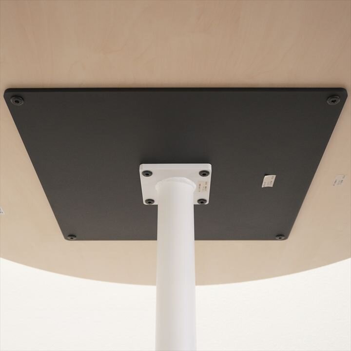 コクヨ ビエナ 丸ハイテーブル Φ900 H1000 ホワイトナチュラル