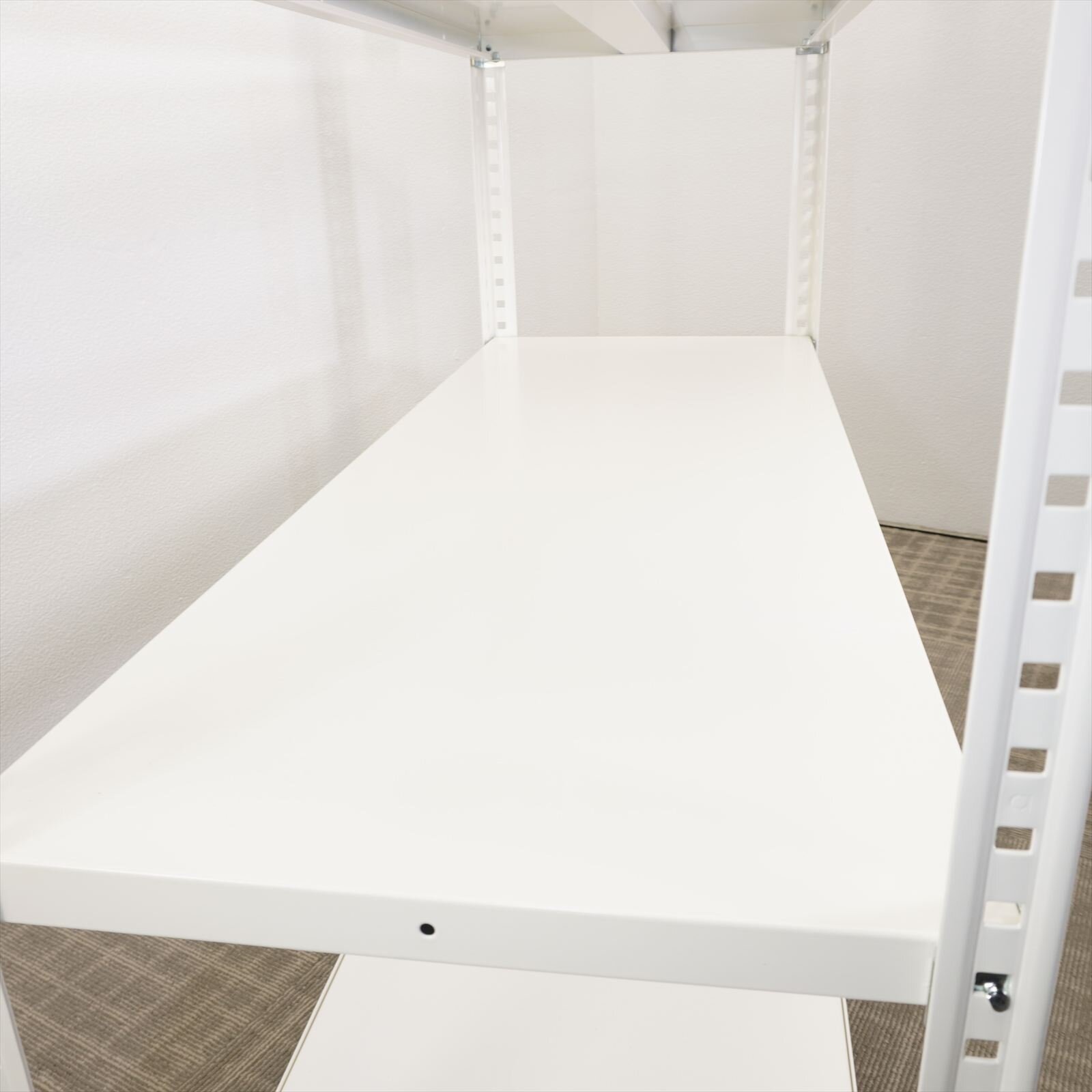 【自社便対応のみ】オカムラ 軽量棚 天地６段 150㎏/1段 W1200 D450 H2100 ホワイト