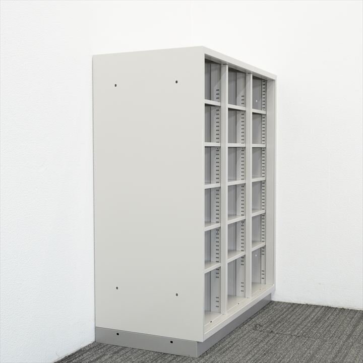 イトーキ シンライン オープン３列書庫 0945 H1100 WE色