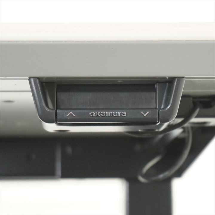 オカムラ プリシード 昇降デスク 木目 W1800(1750)