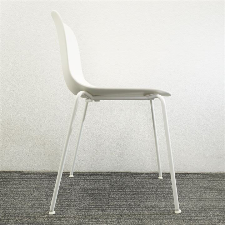 ラパルマ シーラ スタッキングチェア 4レッグベース ブランチドオーク／ホワイト